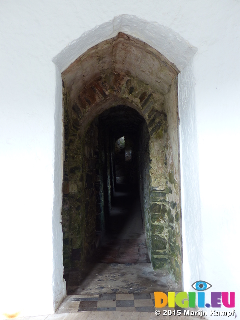 FZ021237 Hallway in Manorbier castle